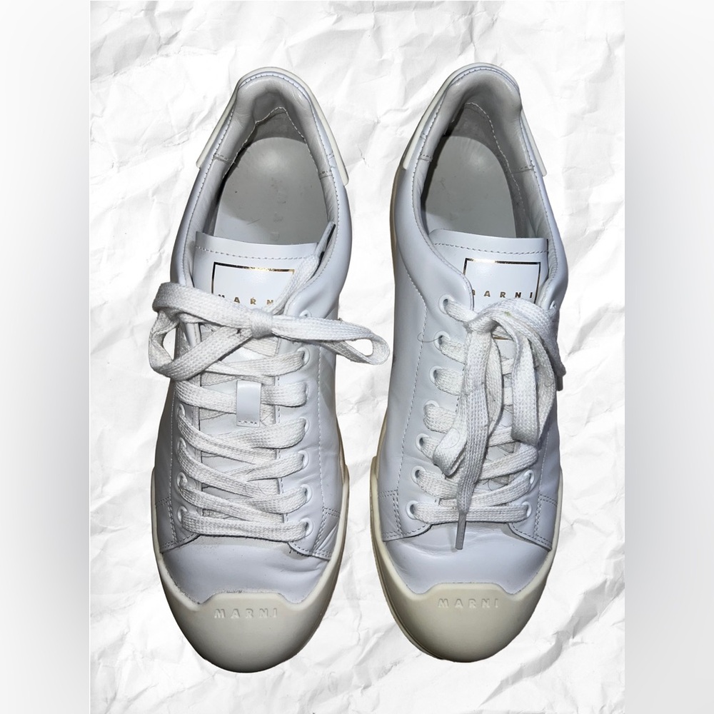 Marni Men’s White Dada Bumper Sneakers - Picture 2 of 13